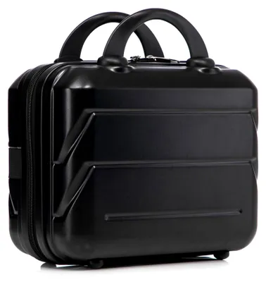 Produktbild von Kofferset 2-teilig ABS Spinner mit Zahlenschloss 14" Kosmetiktasche für Reisen