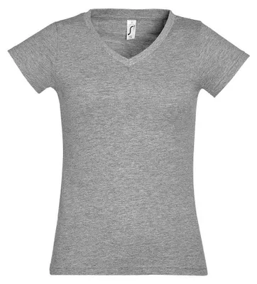 Image de SOLS - T-shirt « Moon » à col en V pour femmes LT1903 (S) (gris)