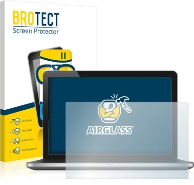 Produktbild von BROTECT Schutzglas für Standardgrößen mit 33.3 cm (13.1 Zoll) Displays 290 x 163 mm Schutzfolie Panzer Folie Glas Display Schutz klar