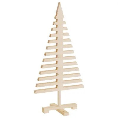 Immagine prodotto di | Albero di Natale in legno | naturale 90 cm Legno di pino massello