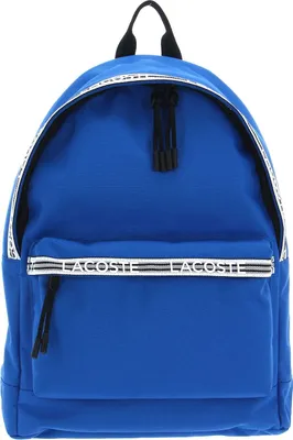 Produktbild von LACOSTE Freizeitrucksack Rucksack mit Laptopfach Neocroc Seasonal Backpack Royaume Noir Blanc blau