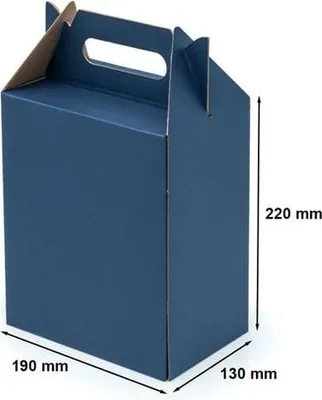 Obrázok produktu pre Box s rukoväťou F217 190 x 130 x 220 mm, tmavomodrý