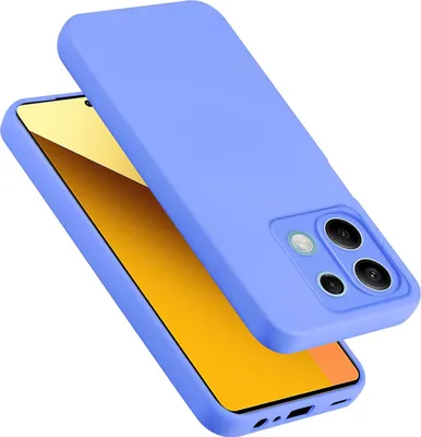 Produktbild von Cadorabo Hülle für Redmi Note 13 5G Global Hülle Silikon Handyhülle Case aus flüssigem Silikon, Kratzfeste und stoßfeste Schutzhülle für Redmi Note 13 5G Global