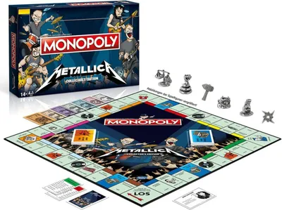 Produktbild von Monopoly Metallica - Winning Moves - Deutsche Asugabe - Sammlerausgabe