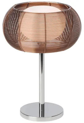 Produktbild von Tischleuchte 1-flammig HxØ 39x26 cm Relax bronze/chrom
