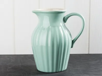 Produktbild von IB Laursen MYNTE Kanne 1,7 Liter Grün Keramik Geschirr GREEN TEA Krug Karaffe