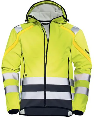 Produktbild von uvex Softshelljacke protection flash gelb, warngelb Gr. S