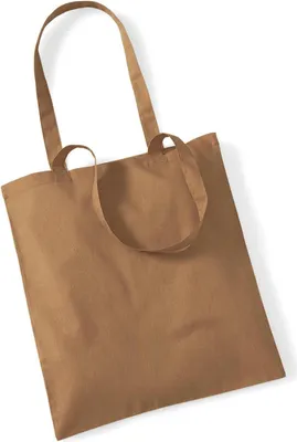 Produktbild von Westford Mill W101 | Bag for Life - Long Handles Einkaufstasche - 38 x 42 cm - Farbe: Caramel - Größe: One Size