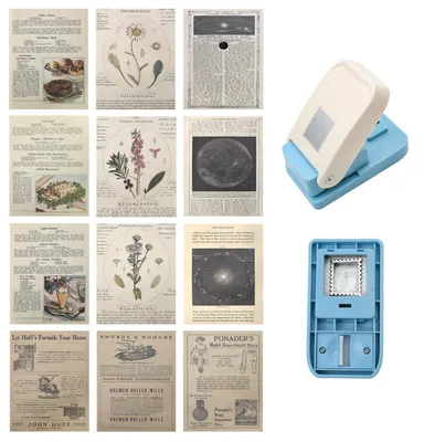 Produktbild von Kreative Stempel mit Vintage-Papier für Scrapbooking
