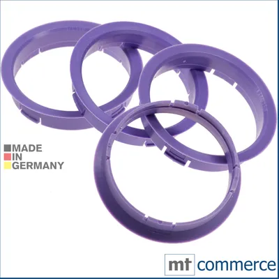 Produktbild von 4X Zentrierringe 64,0 x 60,1 mm lila Felgen Ringe Germany