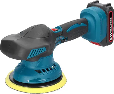 Imagen del producto de Pulidora automática inalámbrica con 6 niveles de velocidad ajustables. Pulidora eléctrica para automóviles, uso doméstico, cera para metales, lijado de madera y más