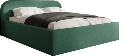 Produktbild von MIRJAN24 Polsterbett Deisin, Doppelbett mit Bettkasten, Ehebett, Kopfteil, Leistenlattenrost aus Laubholz (Farbe: Abriamo 09, Größe: 180x200 cm)