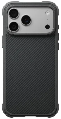Productafbeelding van PITAKA Cairn telefoonhoesje voor iPhone 18 Pro Max / 17 Pro Max, zwart-grijs