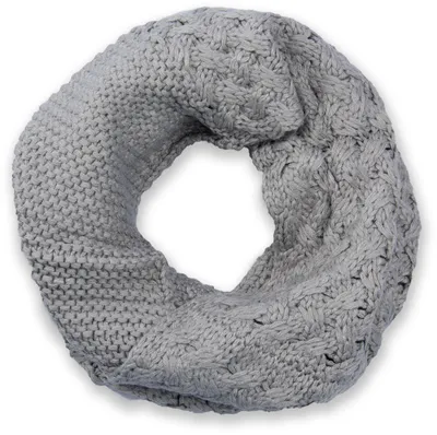 Image de styleBREAKER, écharpe en maille unie, motif mix, collection hiver, gris clair
