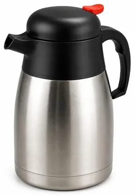 Image de Thermos en acier inoxydable, 1,5L - Pour boissons chaudes et froides - Distributeur isotherme