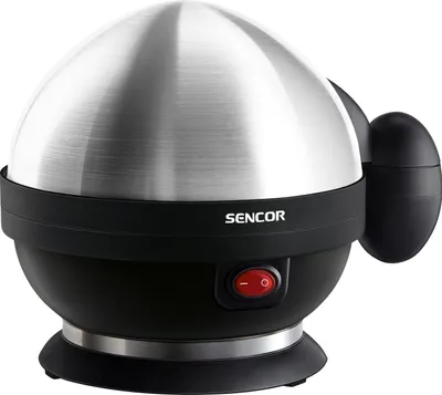 Obrázok produktu pre SENCOR SEG 720BS Varič vajec, kapacita až 7 vajec, 3 stupeň chovania, výsuvný zásobník na egg, vstavaný elektronický časovač so zvukovou signalizáciou, príkon 320-380 W