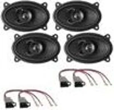 Produktbild von ESX HORIZON HZ-462 Koaxial Lautsprecher Einbauset für Golf 1 vorne und hinten
