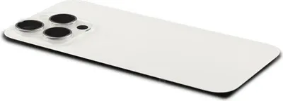 Produktbild von Original Pulled Akkudeckel Backcover Inkl. Kameralinse & Wireless Charging Titanium Weiß für iPhone 15 Pro & Werkzeug