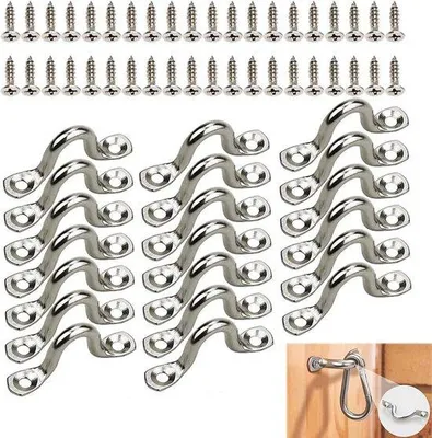 Produktbild von 304-stufige Rostfreier Ankergriffset mit 40 Schrauben - Kajakringset - Accessoires für maritime Jachtausrüstung - geeignet für Kajaks, Boote, Yogabänder, Schaukeln und Hängematten