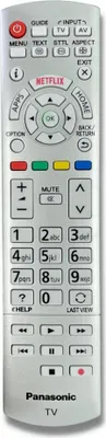Produktbild von Panasonic N2QAYB001012 Fernbedienung für TX-40CX800, TX-40CXW804, TX-50CX800, TX-50CXW804, TX-55CX800, TX-55CXW804, TX-65CX800, TX-65CXW804