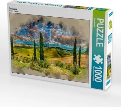 Produktbild von Calvendo Toskana 1000 Teile Puzzle quer 640x480mm, Roder Peter; 7444990