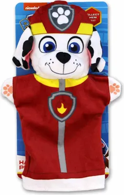Produktbild von Paw Patrol Marshall Plüsch Handpuppe