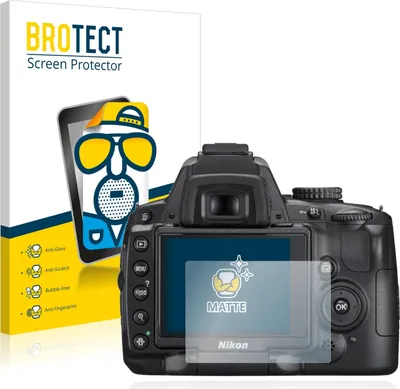 Produktbild von 2x BROTECT Schutzfolie für Nikon D5000 Displayschutz Displayschutzfolie Folie Matt Entspiegelungsfolie