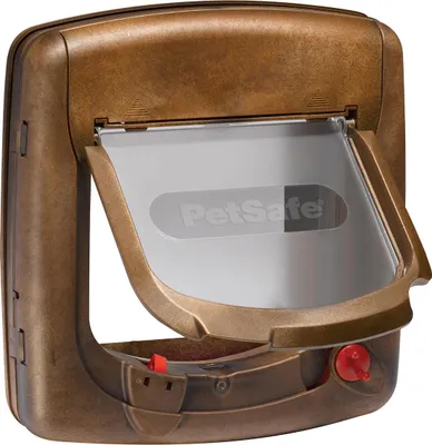 Productafbeelding van Petsafe Staywell Deluxe Kattenluik Bruin Magnetisch 420