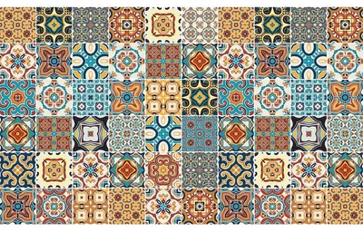 Immagine prodotto di Adesivi autoadesivi per piastrelle per cucina e bagno – 60 adesivi Azulejos Betenino – 60 adesivi 20 x 20 cm