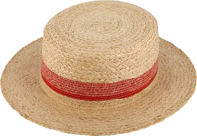 Produktbild von Fiebig Strohhut Kreissäge Raffia mit Papiergarnitur Signalrot Gr. 59