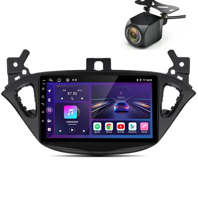 Produktbild von Carplay Android auto 9'' 2+64G Android15 Autoradio Für Opel Adam 2013-2016 Opel Corsa d c E 2015-2019 GPS Navi SWC WIFI BT FM DSP RDS USB 2DIN DAB+