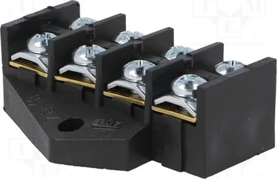 Immagine prodotto di 1 x Barra di collegamento a vite, 380V, per cavi: 4, morsetti: 8, W-10175, barre di collegamento, sezione 10mm²