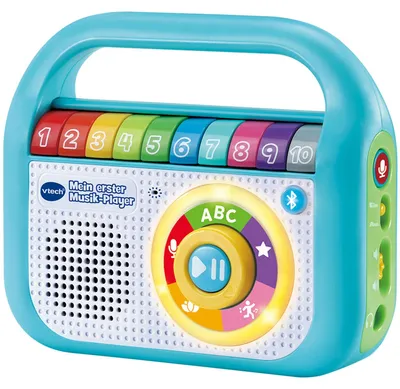 Produktbild von VTech Baby Mein erster Musik-Player, Musikspielzeug, 2 Jahr(e), AA, 480 g, Blau, Weiß