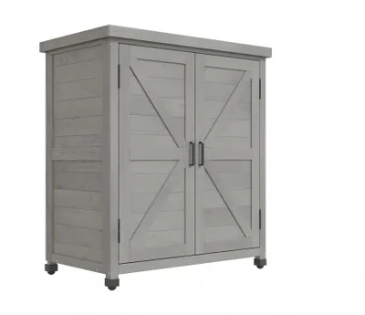 Produktbild von Gartenschrank "Jackson" grau für Innen- und Außenbereich