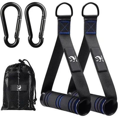 Produktbild von Fitnessgriffe Latzug 2 Stück Einhandgriff für Seilzug Kabelzug Krafttraining