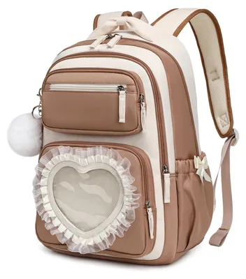Image de Sac à dos scolaire pour filles, avec de nombreux compartiments