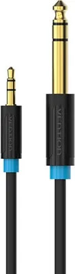 Image de Kabel Audio Trs 3,5Mm Na 6,35Mm Vention Babbi 3M, Czarny