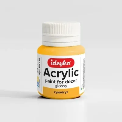 Produktbild von Gummigut Acrylfarbe 20 ml – Ideyka