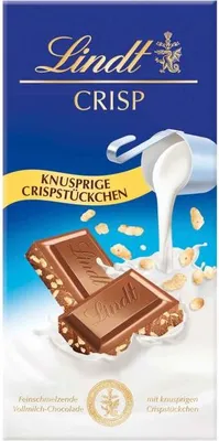 Produktbild von Lindt Crisp Vollmilch Tafel 100g