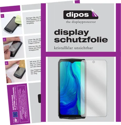 Produktbild von 2x Schutzfolie für Blackview BV9100 klar Displayschutzfolie Folie Display Schutz dipos