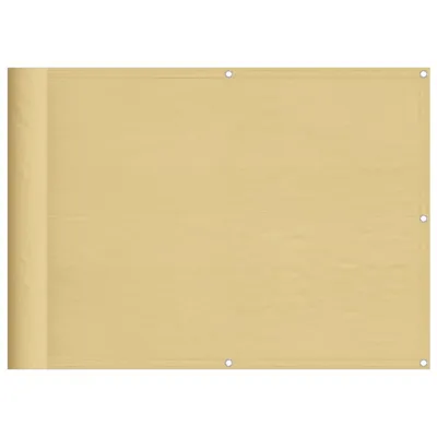 Produktbild von vidaXL Balkonsichtschutz Sandfarben 75x400 cm 100 % Polyester-Oxford