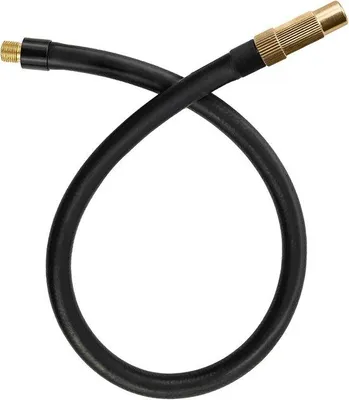 Productafbeelding van 2-in-1 Schrader & Presta Valve Adapter met 50 cm Verluchtingsslang voor Fietspompen, Luchtcompressoren, Auto's & Motoren - Multifuntione