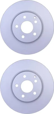 Image de 2 disques de frein avant HELLA pour MERCEDES CLS E-KLASSE