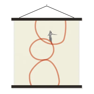 Produktbild von MuchoWow® Textilposter Liebe - Vintage - Ehepaar - Design 40x40 cm mit schwarzem Rahmen - Fotos