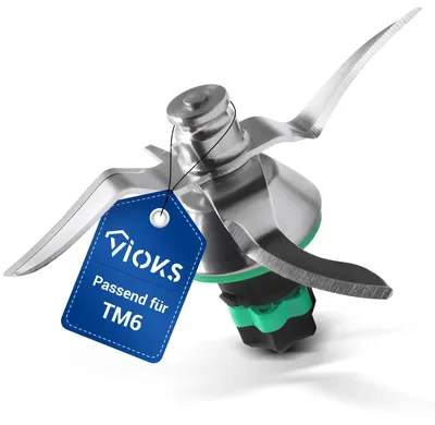 Obrázek produktu pro VIOKS Alternativní nůž kompatibilní s robotem Thermomix TM6 – mixovací nože