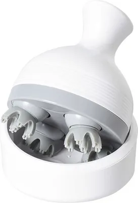 Produktbild von Elektrisches Kopfhautmassagegerät Wasserdichtes wiederaufladbares Massagegerät mit 4 Köpfen 84 Knoten für Haarwuchs