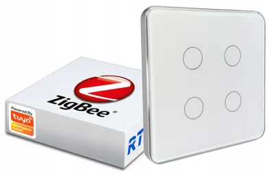 Zdjęcie produktu dla Pilot 4P Przełącznik 12 Scen Dotykowy ZigBee Tuya