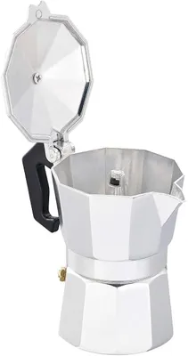 Produktbild von Espressokocher Mokka Premium Espresso Aluminium groß grau 12 Tassen 600 ml