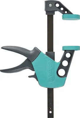 Produktbild von wolfcraft GmbH 1 EHZ Easy 75-150 - Einhandzwinge, Schraubzwinge, Kunststoff, Stahl
