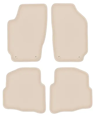 Immagine prodotto di Tappetini in moquette per Skoda Fabia I 1999-2007 (hatchback/berlina/station wagon) – set 4 pezzi, beige, su misura – Wielganizator FORTUNA